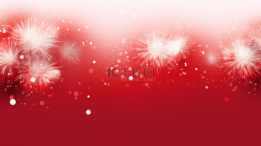 红色的喜庆背景图片_红色新年喜庆烟花金色烟花背景13