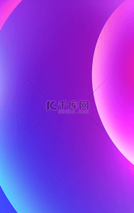 炫酷几何双11背景图片_紫色渐变酷炫彩色圆抽象几何双十一电商