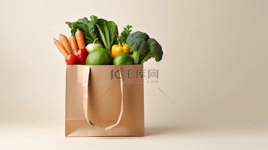 电商生鲜背景图片_双十一生鲜蔬菜水果电商促销背景