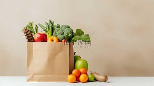 蔬菜电商背景图片_双十一生鲜蔬菜水果电商促销背景
