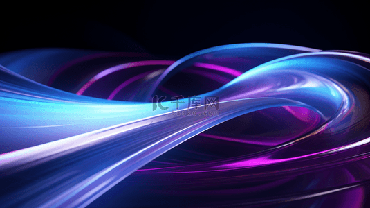 科技线条紫色背景图片_蓝紫色酷炫线条科技透视线条背景