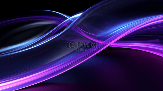 蓝紫色酷炫线条科技透视线条背景