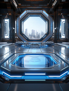 未来的科幻室内空间12