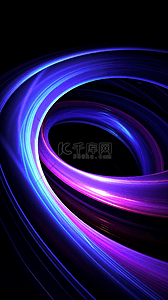 酷炫线条背景背景图片_蓝紫色酷炫线条科技透视线条背景