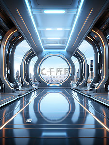 未来的科幻室内空间17
