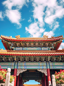 宏伟中国背景图片_宏伟的中国宫殿建筑8