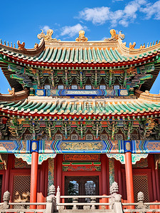 冰雪奇缘宫殿背景图片_宏伟的中国宫殿建筑11