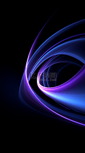 蓝紫色酷炫线条科技透视线条背景2