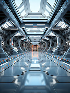 未来的科幻室内空间13