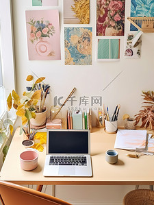 书桌读书背景图片_电脑的桌子书桌读书工作10
