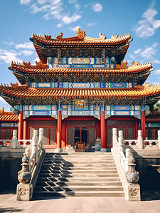 宏伟中国背景图片_宏伟的中国宫殿建筑19