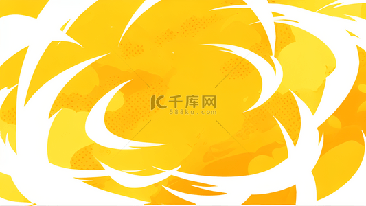 米饭漫画背景图片_黄色二次元动漫漫画游戏爆炸波点底纹