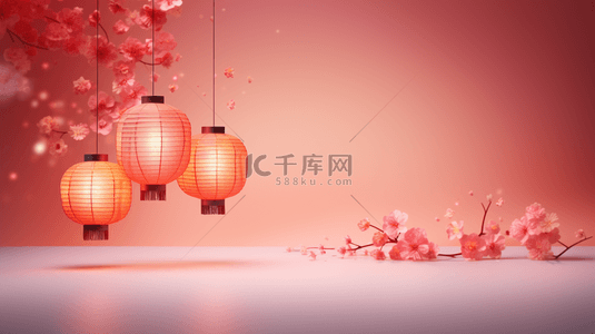 中国风夜晚背景背景图片_中国风传统灯笼喜庆背景24