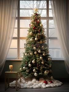 圣诞气氛的房间圣诞树14