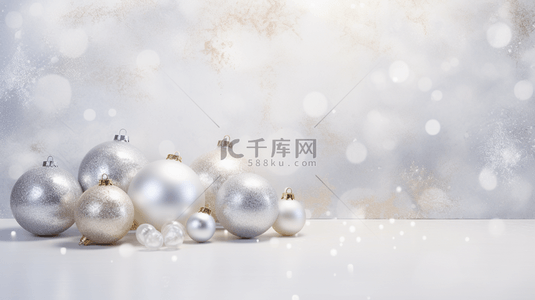 铃铛圣诞铃铛背景图片_清新圣诞节圣诞铃铛小球背景