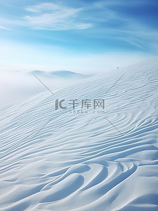 白雪恺恺的雪山冬天美景5