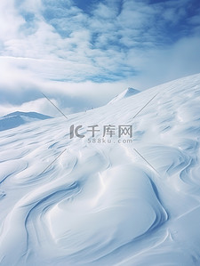 雪山美景背景图片_白雪恺恺的雪山冬天美景14