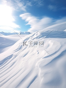 雪山美景背景图片_白雪恺恺的雪山冬天美景2