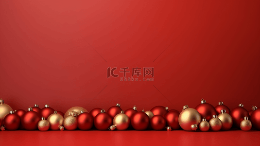 圣诞13背景图片_彩色圣诞吊球装饰背景13
