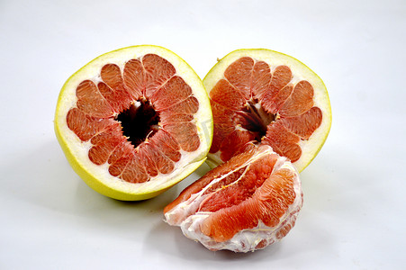 柚水果摄影照片_柚子红肉柚子
