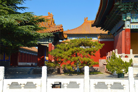 古代建筑建筑摄影照片_北京故宫博物院风光