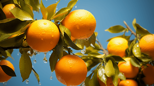 橘子摄影照片_新鲜的水果橘子摄影