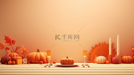 丰盛美食创意背景11