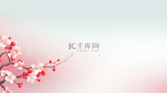 中国风传统简约花朵装饰简约背景17