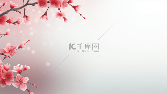 传统春节背景图片_中国风传统简约花朵装饰简约背景16