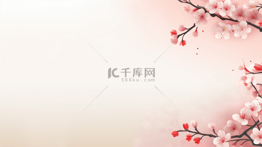 中国风传统简约花朵装饰简约背景31