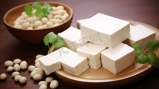 健康营养的豆腐豆制品