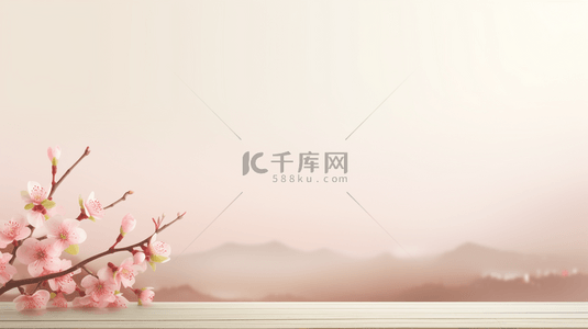 中国风传统简约花朵装饰简约背景21