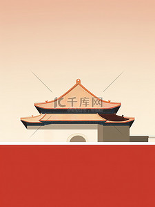 中国复古背景图片_中国宫殿精致的建筑和屋檐1