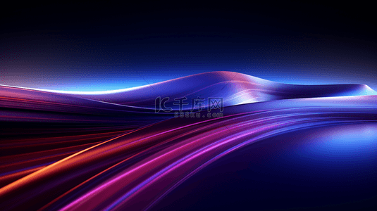 底纹光线背景图片_抽象蓝紫色光线光效大气企业年会背景