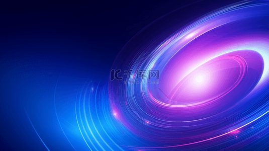 企业宽带背景图片_蓝紫色炫彩光线大气企业年会背景9
