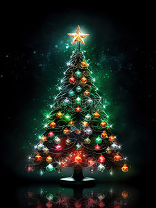 美妙的圣诞树与圣诞灯14