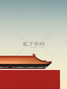中国宫殿精致的建筑和屋檐17