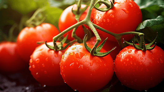 美味健康的新鲜番茄