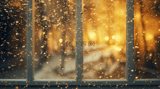 室内光影背景图片_圣诞光影圣诞节窗景场景