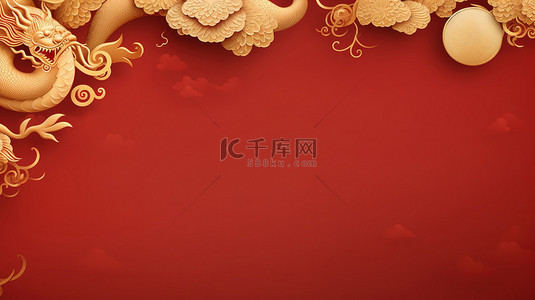 新春的灯笼背景图片_喜庆的新年红色背景4