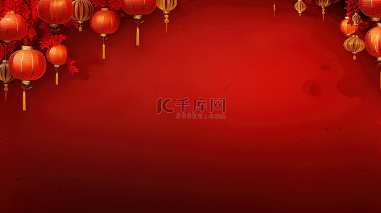 喜庆的新年红色背景5