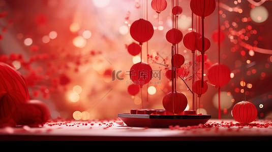 新年春节装饰红色背景5