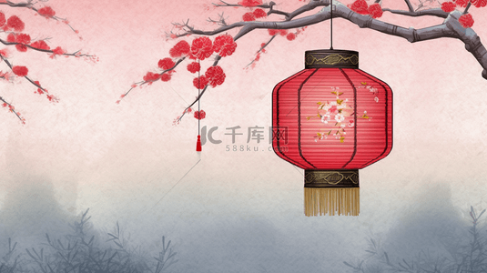 中国风古典灯笼背景5