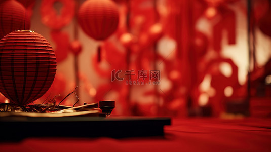 新年春节装饰红色背景13