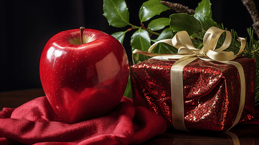 圣诞节平安夜红苹果礼物