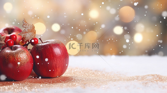 苹果平安夜圣诞节背景17