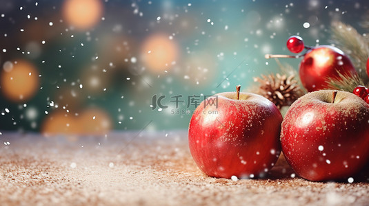 苹果平安夜圣诞节背景12