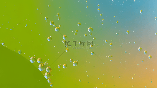双十二闪亮日化彩色抽象泡泡水滴底纹背景1
