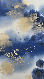 中式刺绣传统国风花卉刺绣纹理背景26