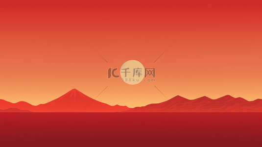 中国古典红色背景图片_红色中国风日出东方背景17